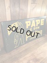 A.G. Pape & Son Painting Metal Sign　ペインティング　ビンテージ　看板　ストアサイン　50年代〜