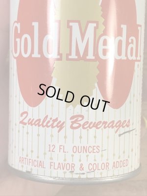 ゴールドメダルのオレンジソーダの60〜70’sヴィンテージ空き缶