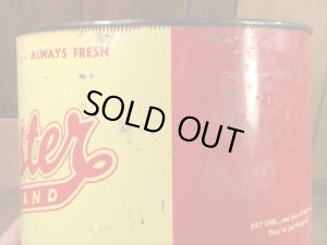 バスターブランドのピーナッツが入っていた50年代〜ビンテージブリキ缶