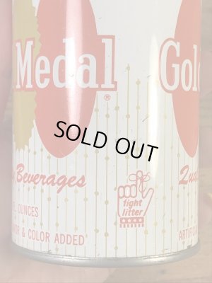 ゴールドメダルのオレンジソーダの60〜70’sヴィンテージ空き缶