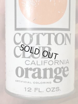 アメリカのコットンハウスオレンジジュース(清涼飲料)の70〜80’sヴィンテージ空き缶