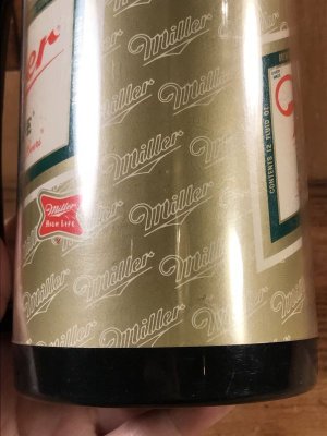 ビールのミラーハイライフの70年代ビンテージサーモジョッキマグ