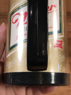 ビールのミラーハイライフの70年代ビンテージサーモジョッキマグ