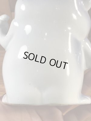 サイコセラミックスみたいな陶器製の60年代ビンテージ貯金箱ドール