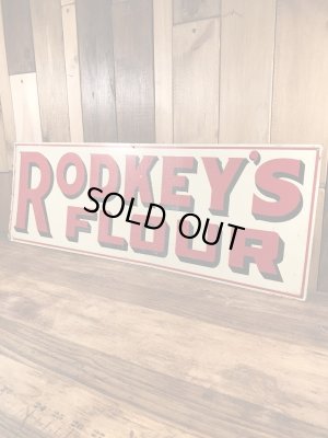 アドバタイジング物のブリキ製の30〜40’sヴィンテージ看板