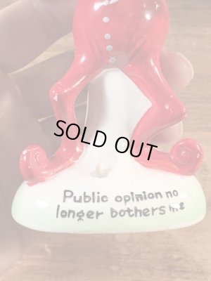 メイドインジャパン製のレッドデビルの60’sヴィンテージセラミックドール