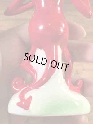 メイドインジャパン製のレッドデビルの60’sヴィンテージセラミックドール