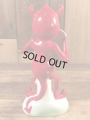 メイドインジャパン製のレッドデビルの60’sヴィンテージセラミックドール