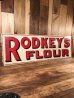 企業物のRodkey's Flourの30〜40年代ビンテージ看板