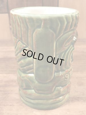 ブードゥーと書かれたティキの70年代〜ビンテージマグカップ