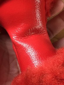 他の写真1: Red Poodle Vinyl Leather Doll　プードル　ビンテージ　レザードール　60年代