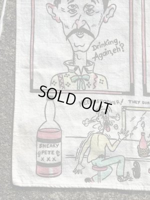 4つ目のドランクマンの50〜60年代ビンテージバーエプロン