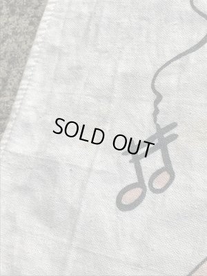 コットン製の染み込みプリントの50’sヴィンテージBBQエプロン