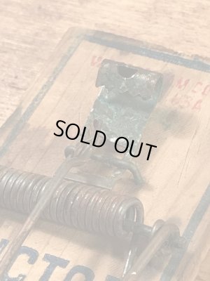 ヴィクターの木製の70年代ビンテージネズミ捕り