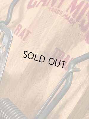 キャントミスの木製の70年代ビンテージネズミ捕り