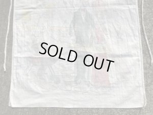 コットン製の染み込みプリントの50’sヴィンテージBBQエプロン