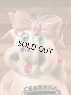 クレイス社製の豚の60年代ビンテージ貯金箱