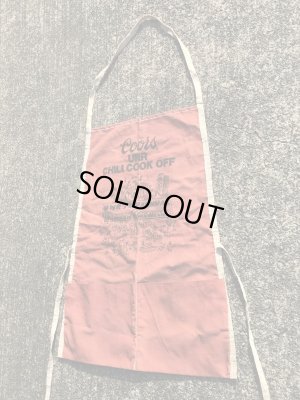 クアーズのイベント“チリクックオフ”の80年代ビンテージエプロン