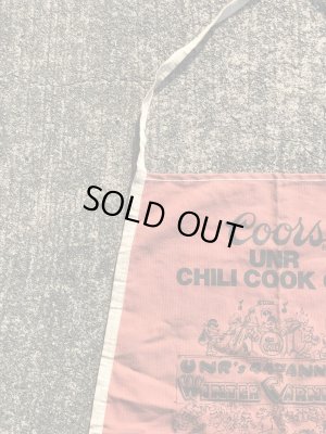 Coorsのイベント“Chili Cook Off”の80’sヴィンテージキッチンエプロン