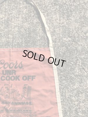 クアーズのイベント“チリクックオフ”の80年代ビンテージエプロン