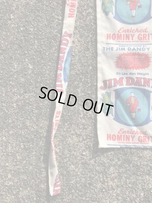 アドバタイジング物のジムダンディの60〜70年代ビンテージ総柄エプロン