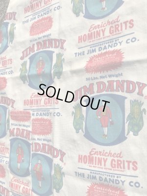 企業物のJim Dandyの60〜70’sヴィンテージ総柄エプロン