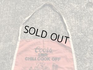 クアーズのイベント“チリクックオフ”の80年代ビンテージエプロン