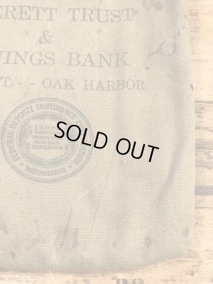 銀行の企業物の50’s〜ヴィンテージマネー袋