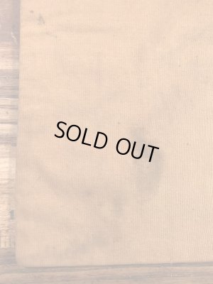 ダック生地のTalonのジッパーが付いた50〜60'sヴィンテージ袋