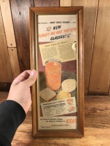 他の写真3: Kraft Cheese Spreads Picture Frame　クラフトチーズ　ビンテージ　額縁　40年代