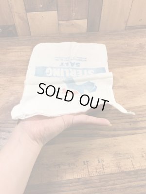 企業物の塩が入っていた40’s〜ヴィンテージ袋