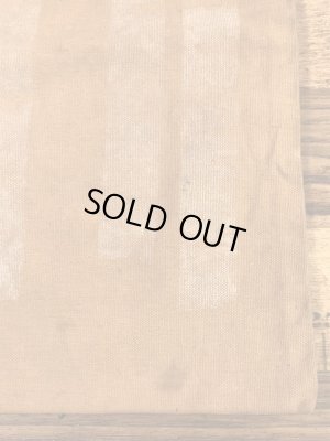 ダック生地のタロンのジッパーが付いた50〜60年代ビンテージマネーバッグ