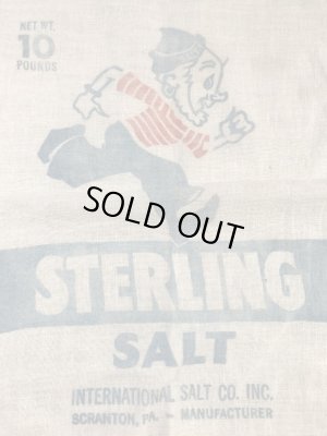 企業物の塩が入っていた40’s〜ヴィンテージ袋