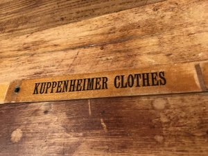 洋服屋の企業物の40’sヴィンテージ折り畳み式定規