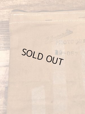 ダック生地のTalonのジッパーが付いた50〜60'sヴィンテージ袋