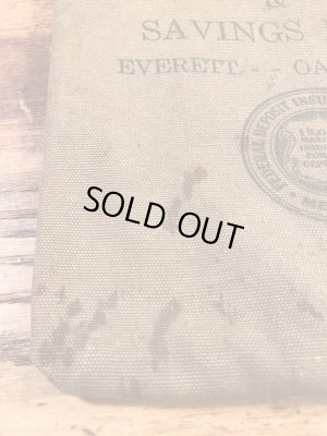 銀行の企業物の50’s〜ヴィンテージマネー袋