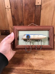 他の写真3: Topwater “Popper” Lure Picture Frame Wall Hanging　ルアー　ビンテージ　壁掛け　ポッパー　50年代〜