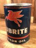 MobilのLubrite Motor Oilの50’sヴィンテージブリキ缶