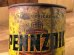 ペンゾイルのモーターオイルの50年代ビンテージブリキ缶