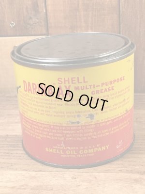 シェルのマルチパーパスグリスが入っていた60年代ビンテージブリキ缶