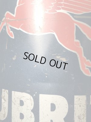 MobilのLubrite Motor Oilの50’sヴィンテージブリキ缶