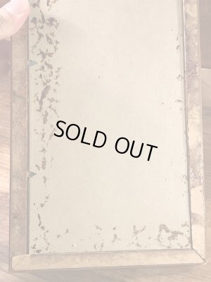 ガラスの額縁にクラフトチーズの広告が入った50年代ビンテージ壁掛け