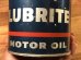 MobilのLubrite Motor Oilの50’sヴィンテージブリキ缶