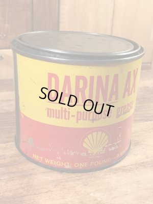 シェルのマルチパーパスグリスが入っていた60年代ビンテージブリキ缶