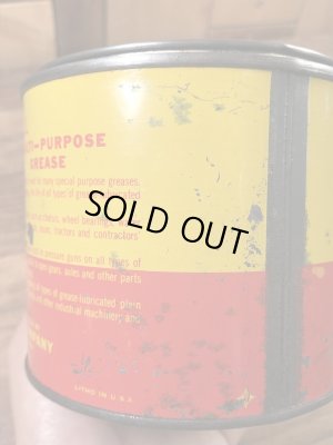 シェルのマルチパーパスグリスが入っていた60年代ビンテージブリキ缶