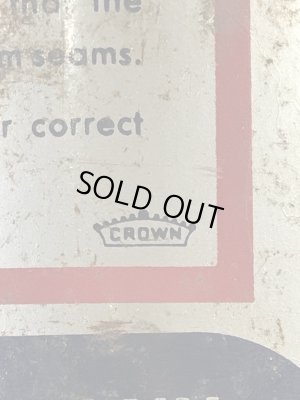 アモコのオイルが入っていた50年代ビンテージブリキ缶