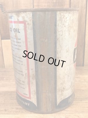 Amoco OilのTin製の50’sヴィンテージオイル缶