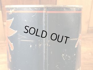 モービルのリューブライトモーターオイルの50年代ビンテージオイル缶