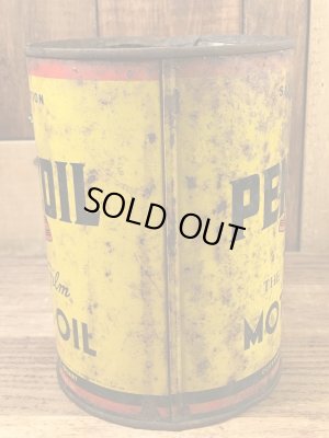 PennzoilのTin製の50’sヴィンテージオイル缶