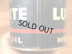 MobilのLubrite Motor Oilの50’sヴィンテージブリキ缶